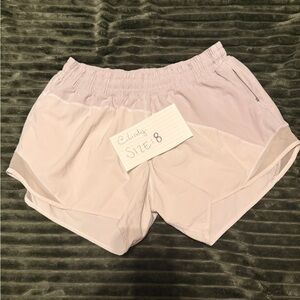 White Lululemon shorts size 8